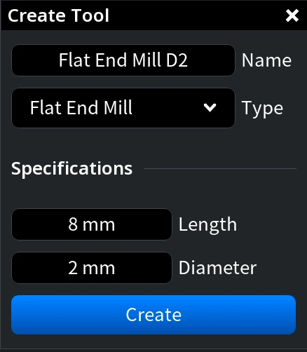 Swept Volume: Create Tool