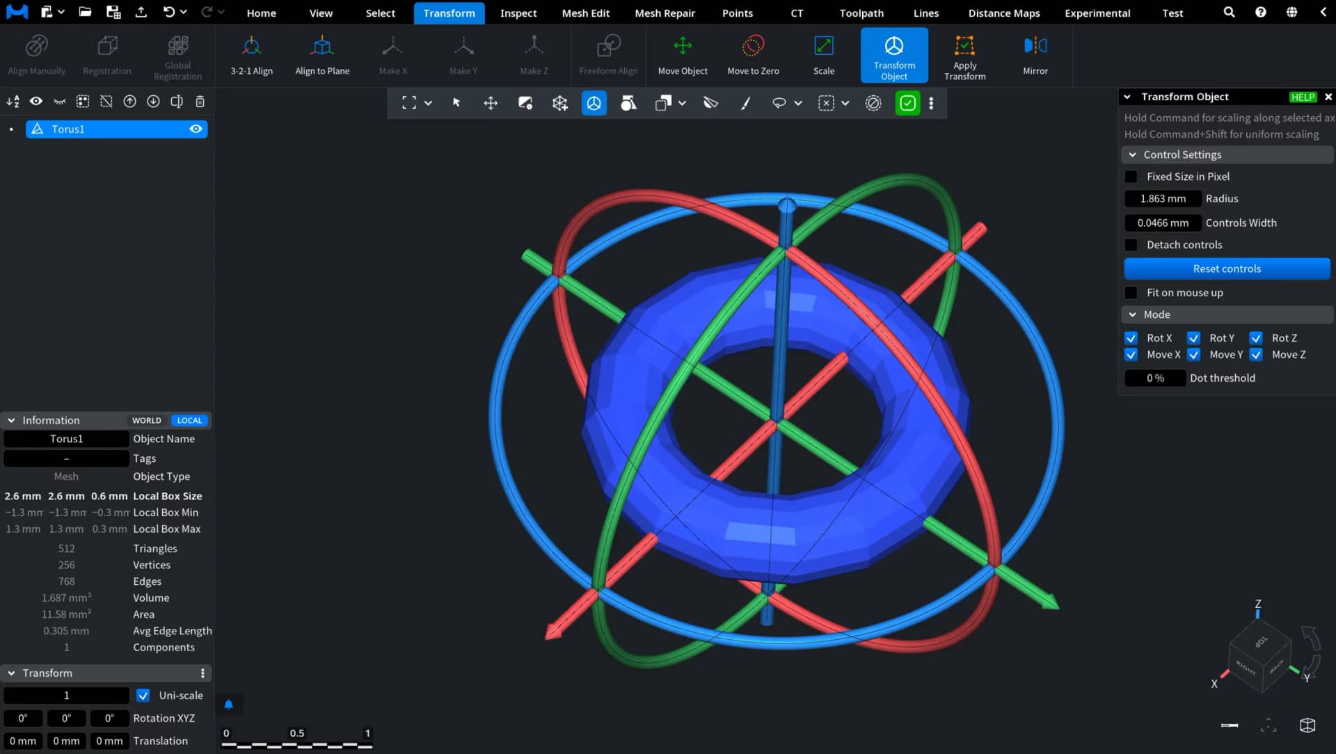 Transform Object: Overview