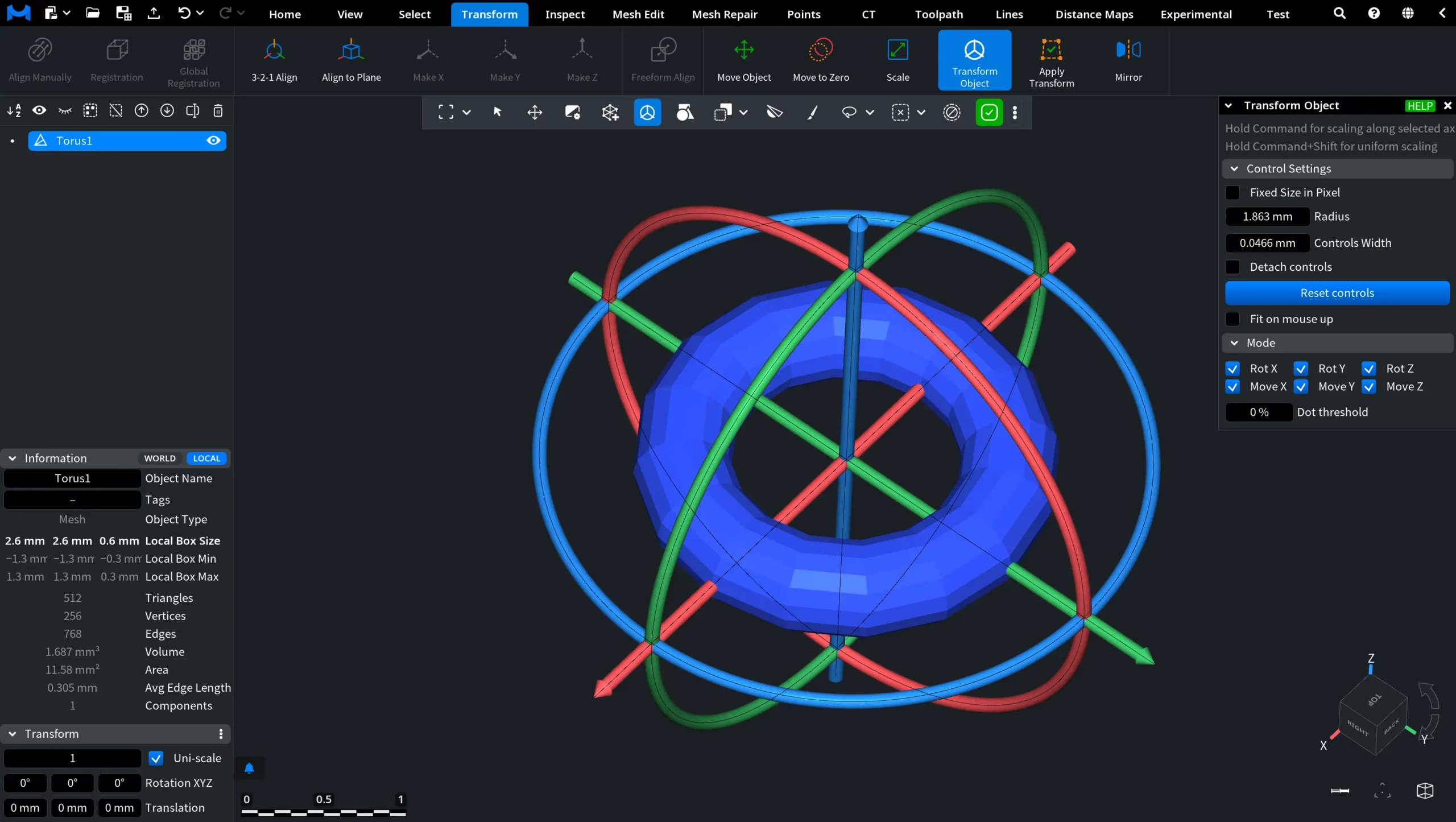Transform Object: Overview