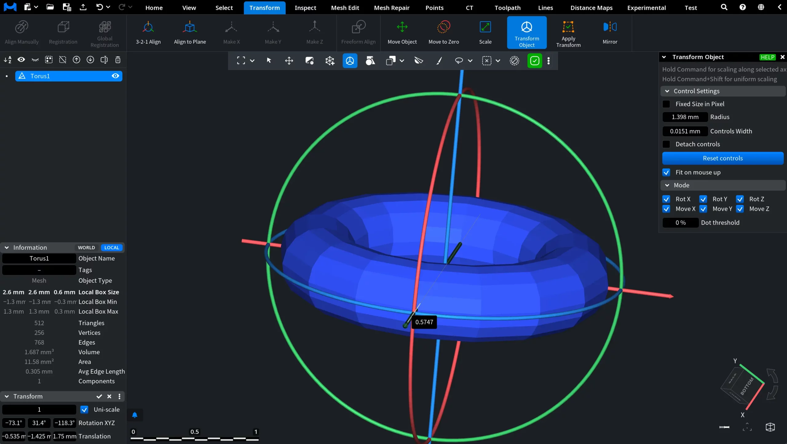 Transform Object: Translation