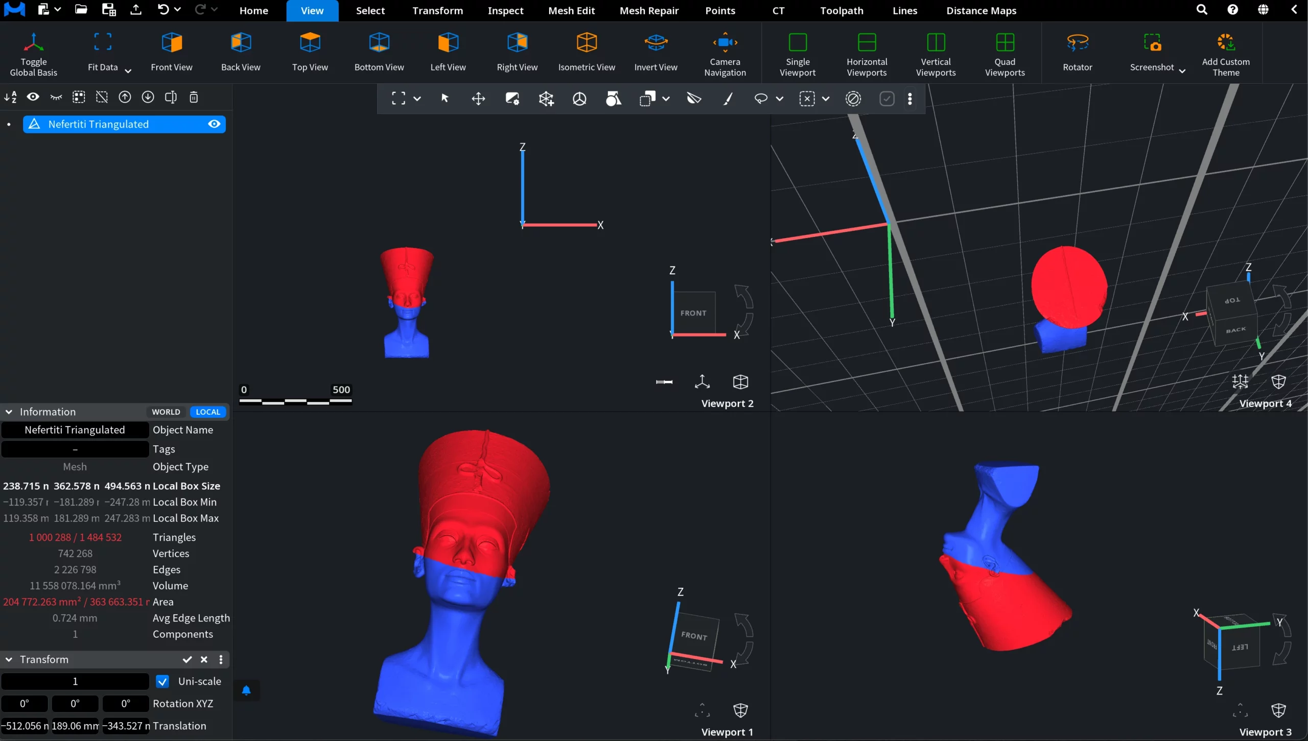 Quad Viewports