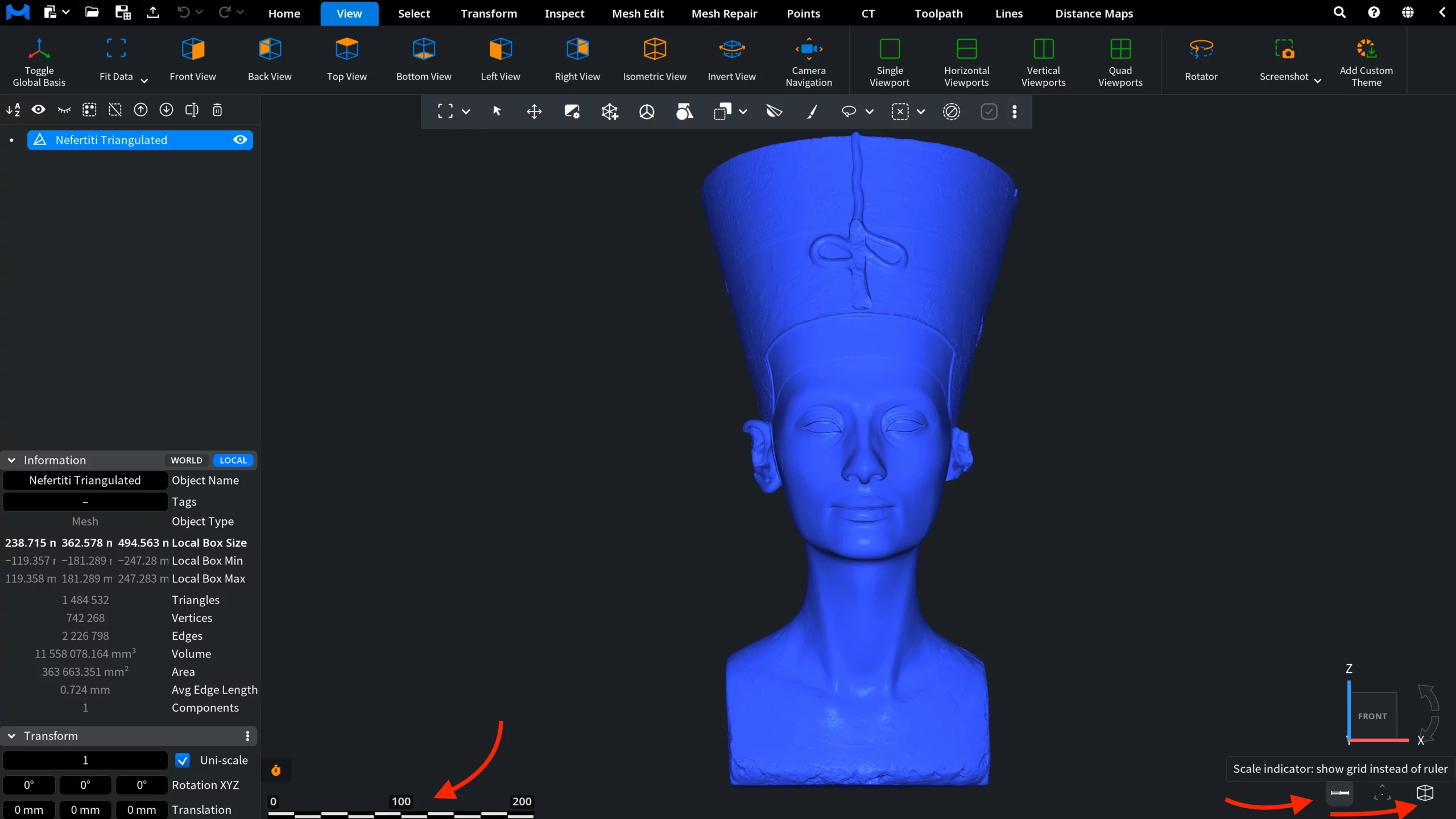 Viewport: Orthographic Projection